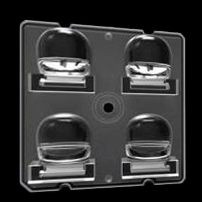 4 in 1 높이 - 효율 면적 조명을위한 광학 렌즈