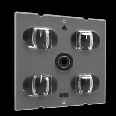 4에서 1 높이 - 효율성 광학 렌즈는 거리 조명을위한 광학 렌즈