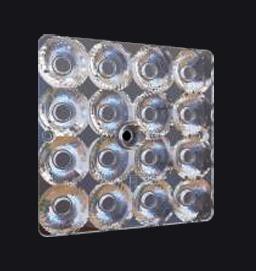 16 in 1 높이 - 효율 면적 조명을위한 광학 렌즈