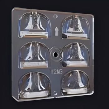 6 in 1 High - 효율성 광학 렌즈는 거리 조명을위한 광학 렌즈